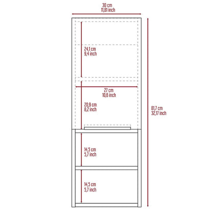 Medicine Cabinet Hazelton, Two Interior Shelves, Pine Finish,High quality and durable