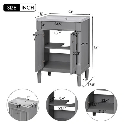 Single Sink Bathroom Vanity