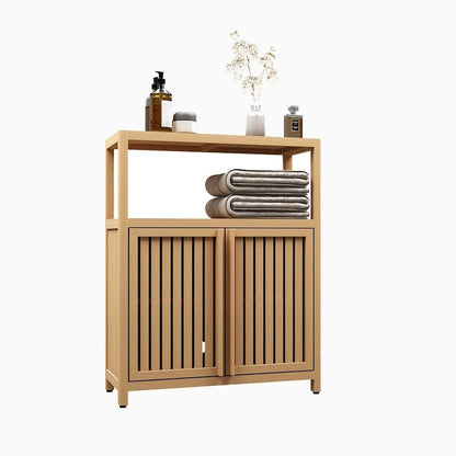 Assorted Bathroom Toilet Bamboo Storage Cabinet