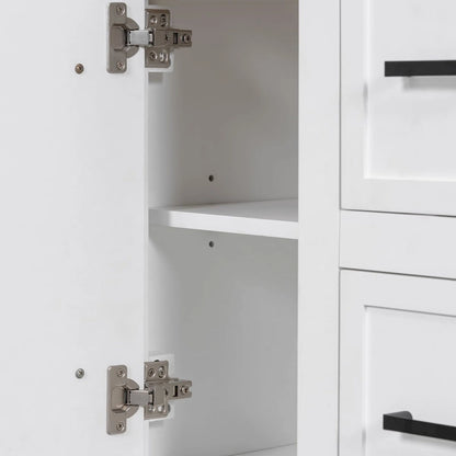 Bathroom Vanity Cabinet with Resin Integrated Sink