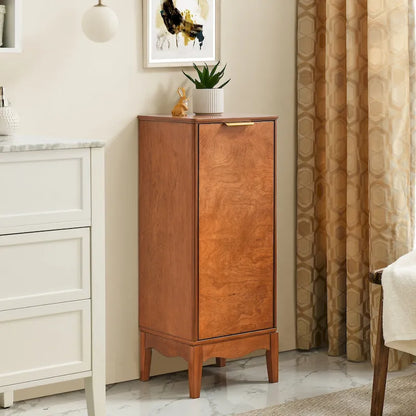 Modern Bathroom Floor Cabinet &Linen cabinet with Adjustable Shelves,Antique Brass(14.512.635.7)