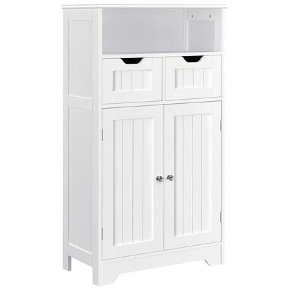 Bathroom Storage Cabinet with 2 Drawers - 12D x 24W x 41H