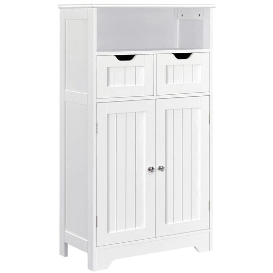 Bathroom Storage Cabinet with 2 Drawers - 12D x 24W x 41H
