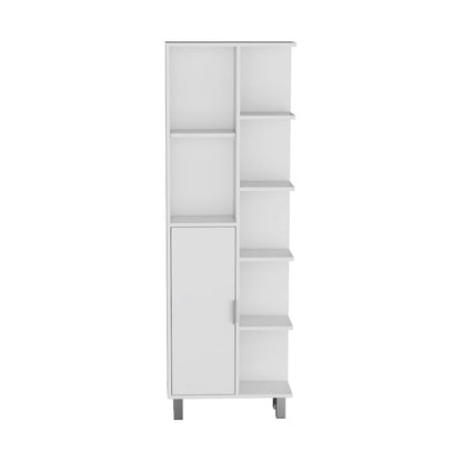 Crovie Linen 63-inch High Bathroom Cabinet Linen Storage