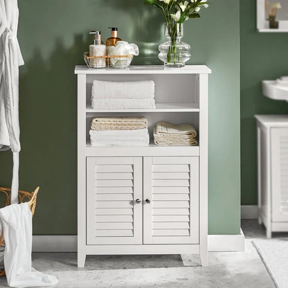 Haotian BZR13-W, Bathroom Cabinet Bathroom Shelf Bathroom Storage Cabinet Unit