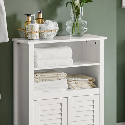 Haotian BZR13-W, Bathroom Cabinet Bathroom Shelf Bathroom Storage Cabinet Unit