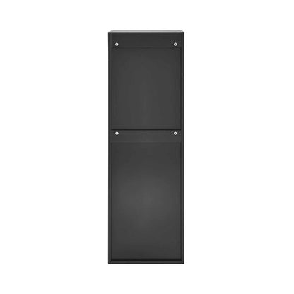 Annecy 15 W x 46 H x 12 D Linen Cabinet in Phantom Black