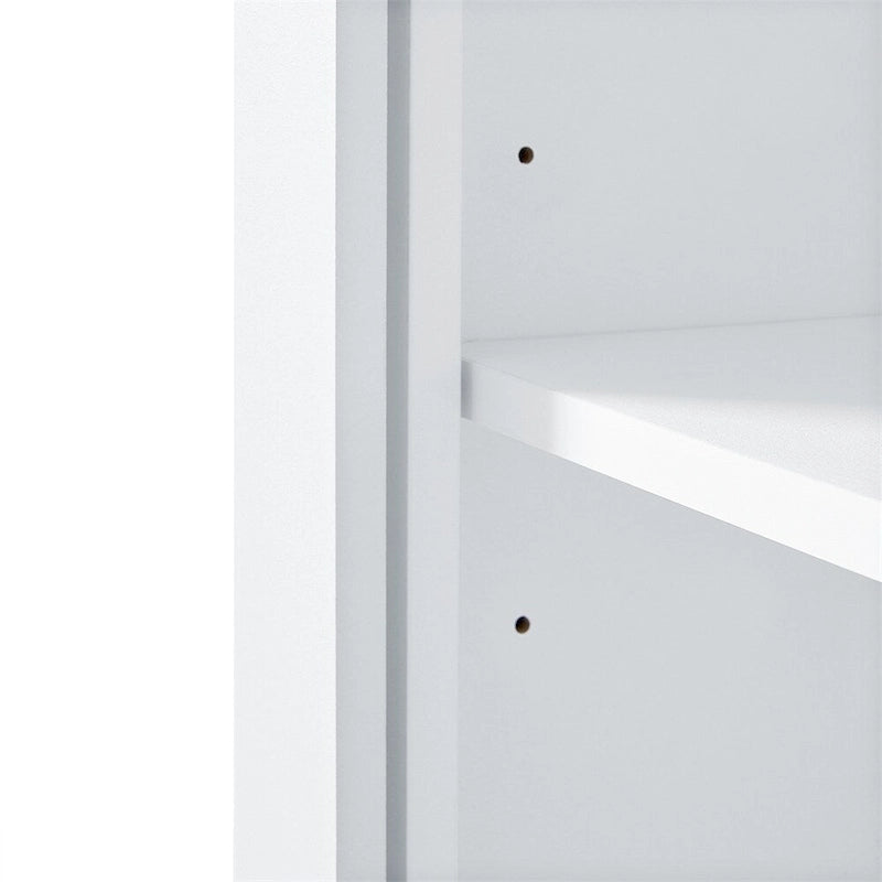 Tall Bathroom Storage Cabinet,Cabinet with Two Doors and One Drawer