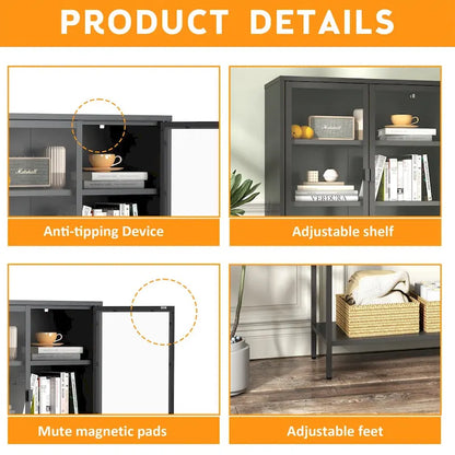 59H Heavy Duty Metal Storage Cabinet