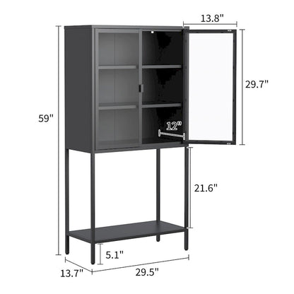 59H Heavy Duty Metal Storage Cabinet